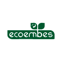 “Logotipo de Ecoembes en color verde con icono de hojas que representa reciclaje y sostenibilidad